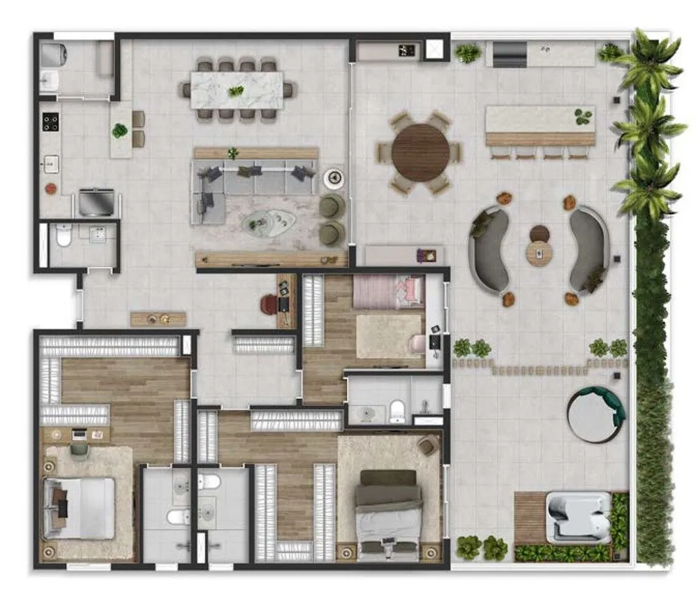 Apartamento, 3 quartos, 135 m² - Foto 9