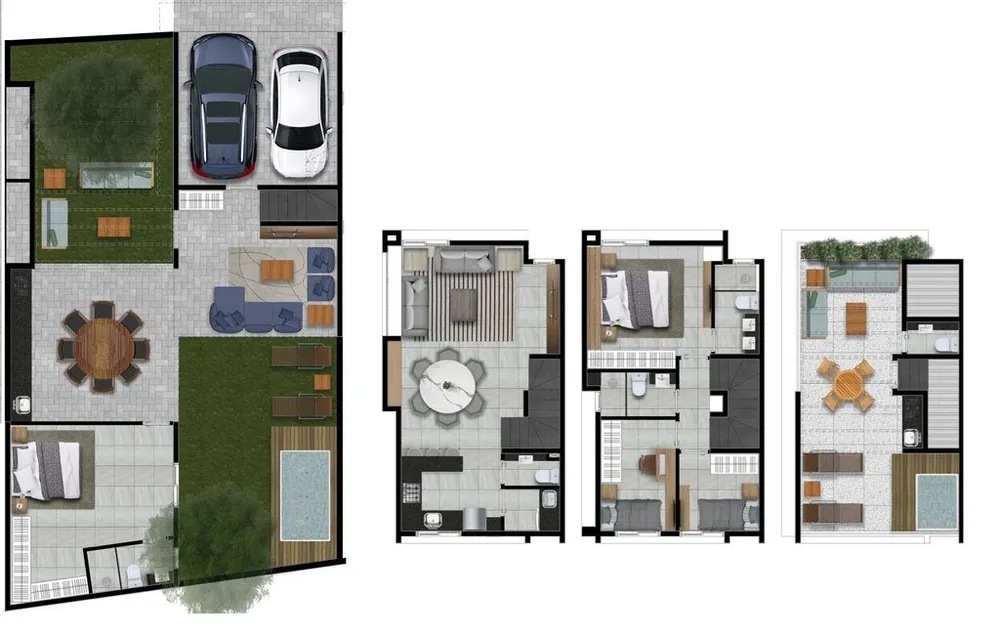 Casa de Condomínio, 3 quartos - Foto 4