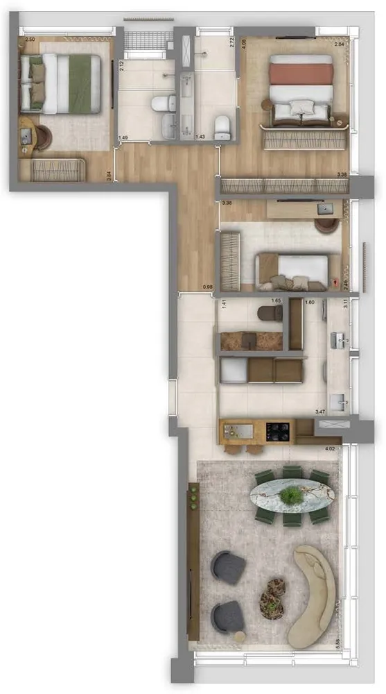 Apartamento, 2 quartos, 117 m² - Foto 8