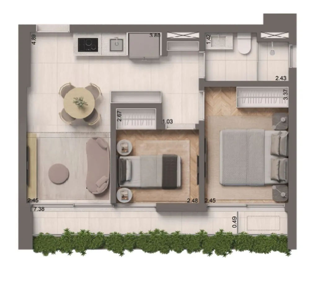 Apartamento, 2 quartos, 103 m² - Foto 8