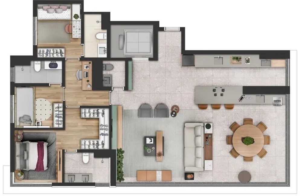 Apartamento, 3 quartos, 148 m² - Foto 7