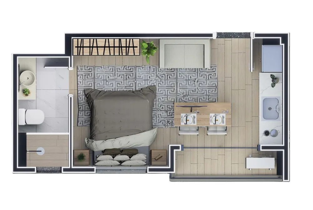 Apartamento, 1 quarto, 44 m² - Foto 6