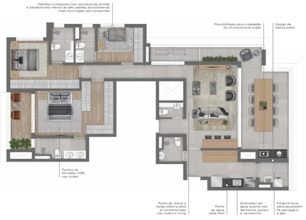 Apartamento, 3 quartos, 169 m² - Foto 7