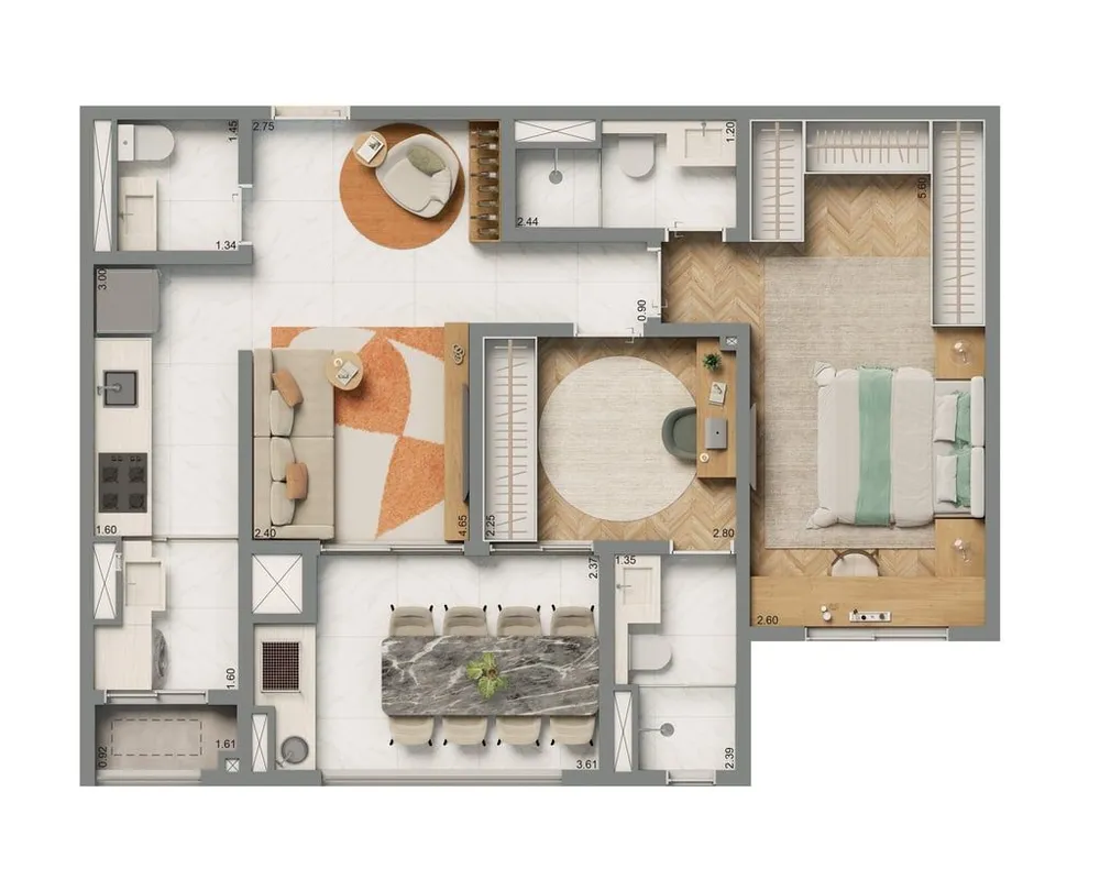 Apartamento, 3 quartos, 87 m² - Foto 11