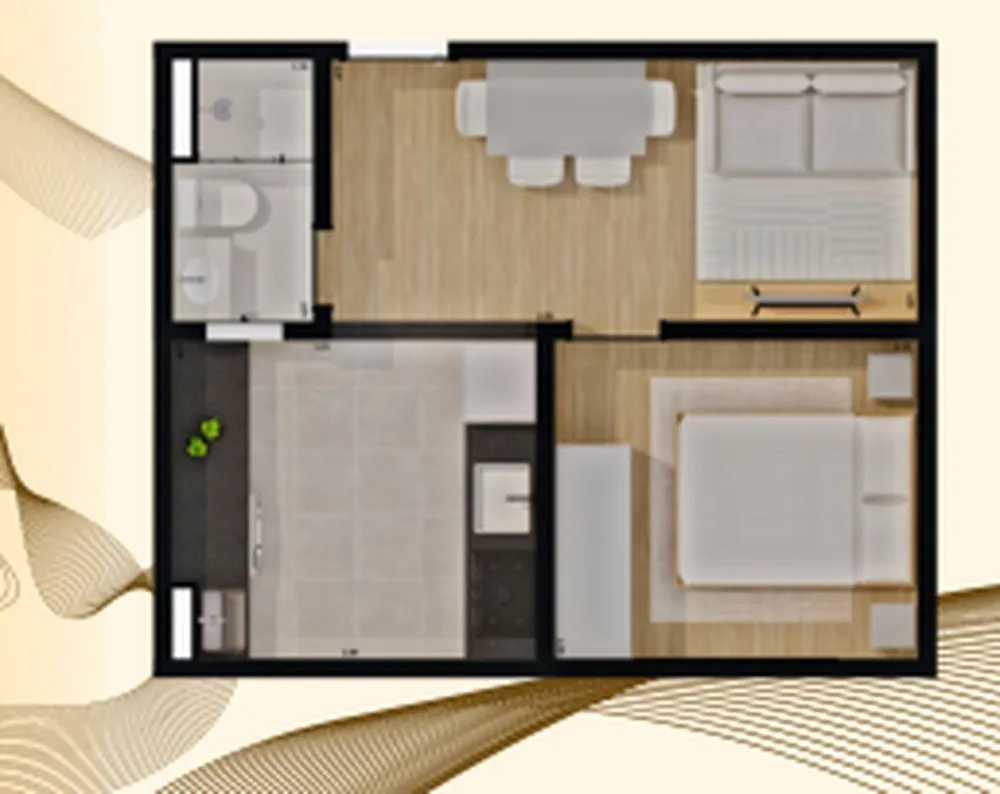 Apartamento, 2 quartos, 49 m² - Foto 8