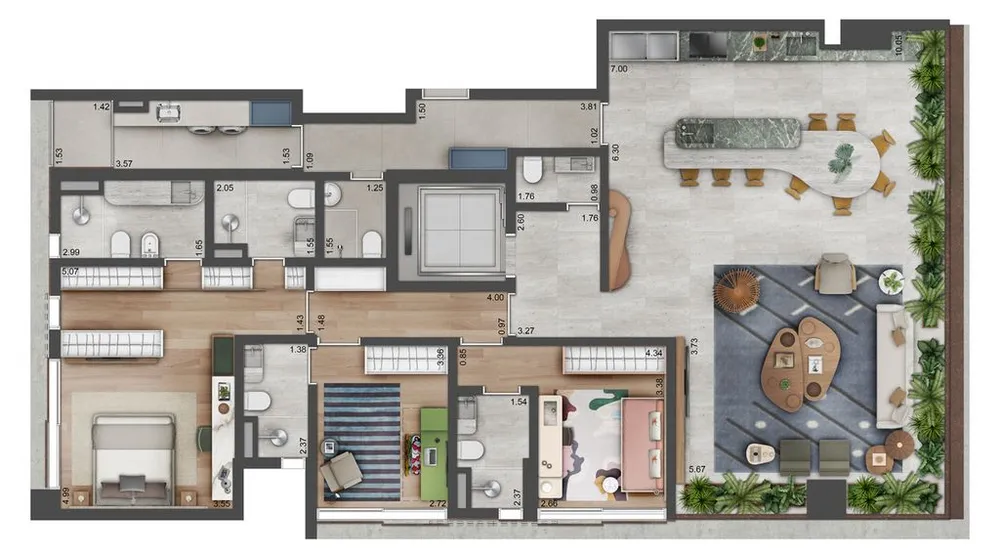 Cobertura, 4 quartos, 350 m² - Foto 4