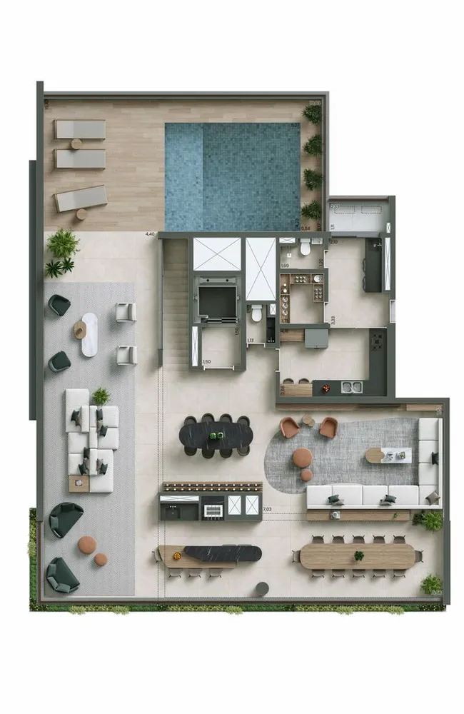 Cobertura, 4 quartos, 447 m² - Foto 5