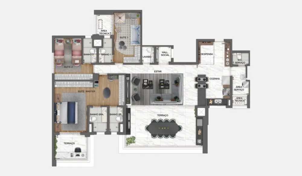 Apartamento, 4 quartos, 138 m² - Foto 8