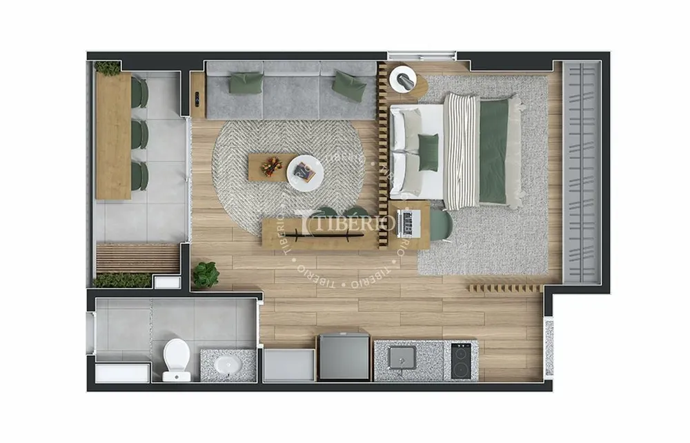Apartamento, 2 quartos, 42 m² - Foto 1