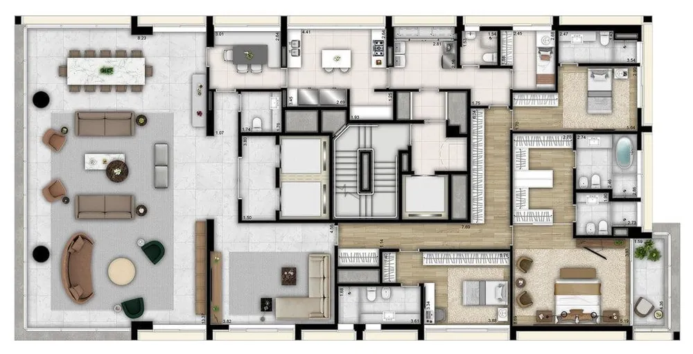 Apartamento, 4 quartos, 358 m² - Foto 16