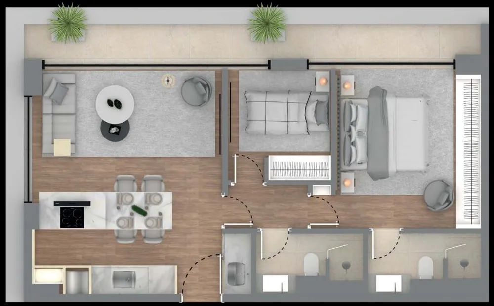 Apartamento, 2 quartos, 157 m² - Foto 3