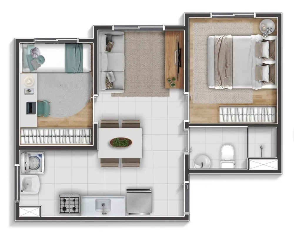 Apartamento, 2 quartos, 33 m² - Foto 10
