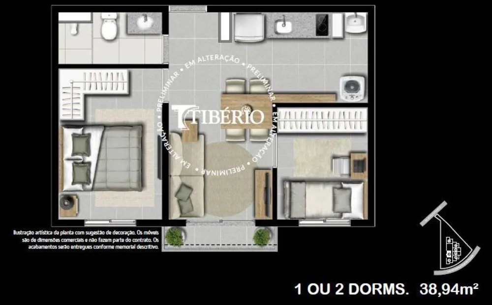 Kitnet-Studio, 30 m² - Foto 8