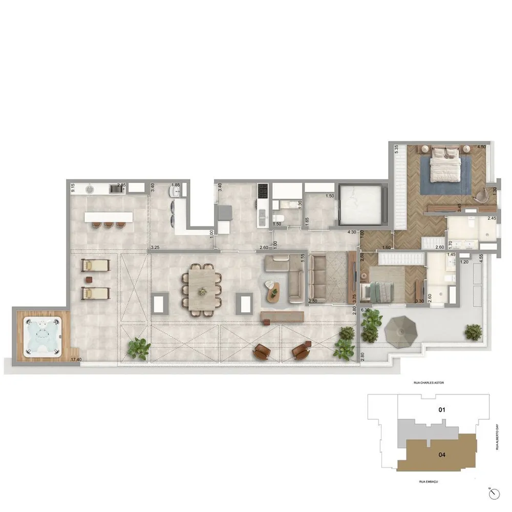 Apartamento, 3 quartos, 136 m² - Foto 8
