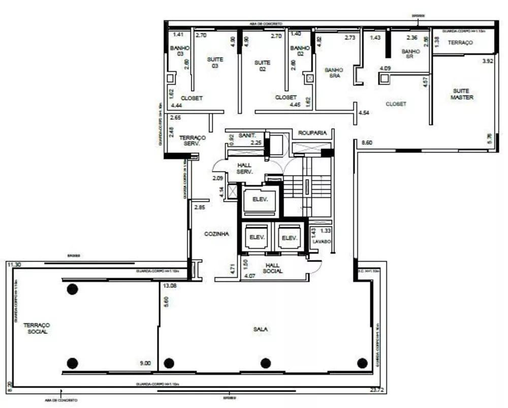 Apartamento, 4 quartos, 403 m² - Foto 1