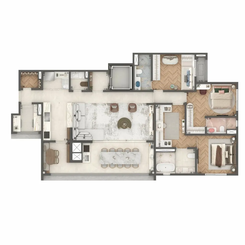 Apartamento, 3 quartos, 149 m² - Foto 4