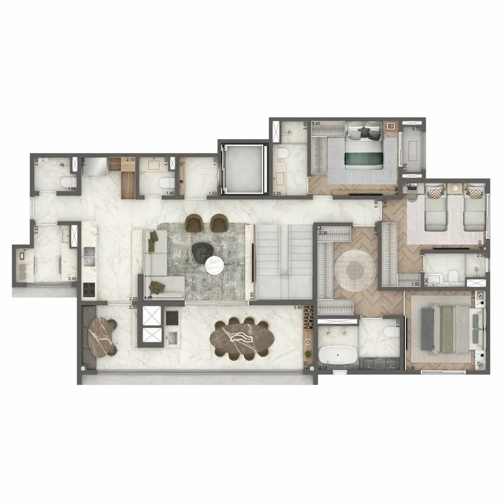 Apartamento, 3 quartos, 149 m² - Foto 6