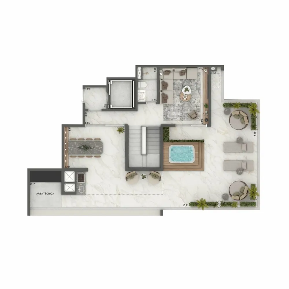 Apartamento, 3 quartos, 149 m² - Foto 5