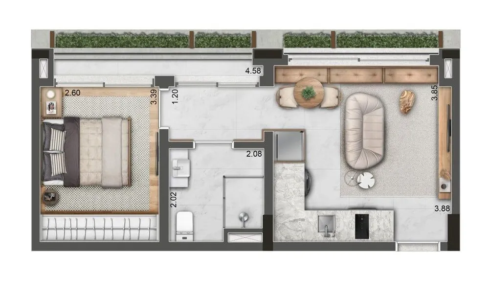 Apartamento, 2 quartos, 101 m² - Foto 2