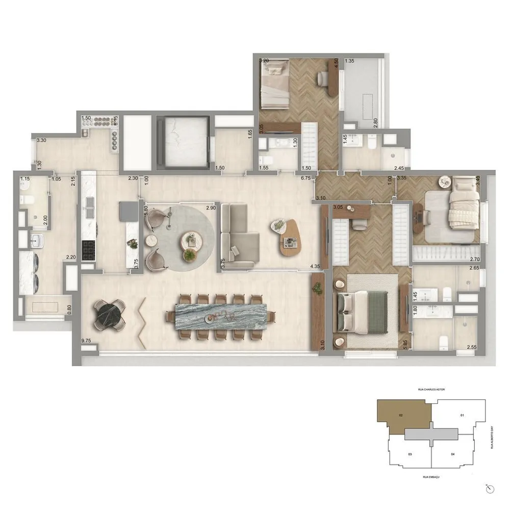 Apartamento, 4 quartos, 173 m² - Foto 8