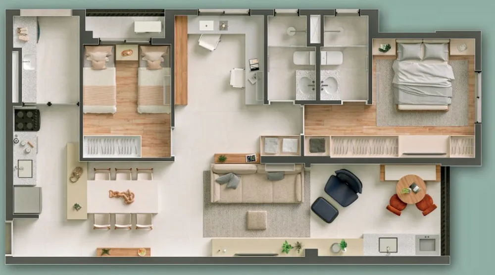 Apartamento, 2 quartos, 67 m² - Foto 11