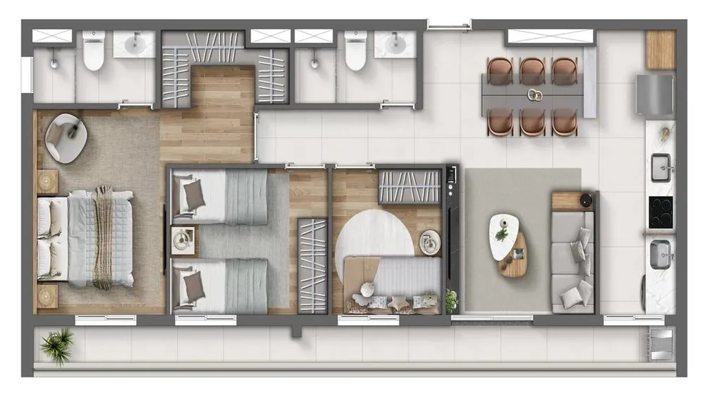 Apartamento, 1 quarto, 29 m² - Foto 7