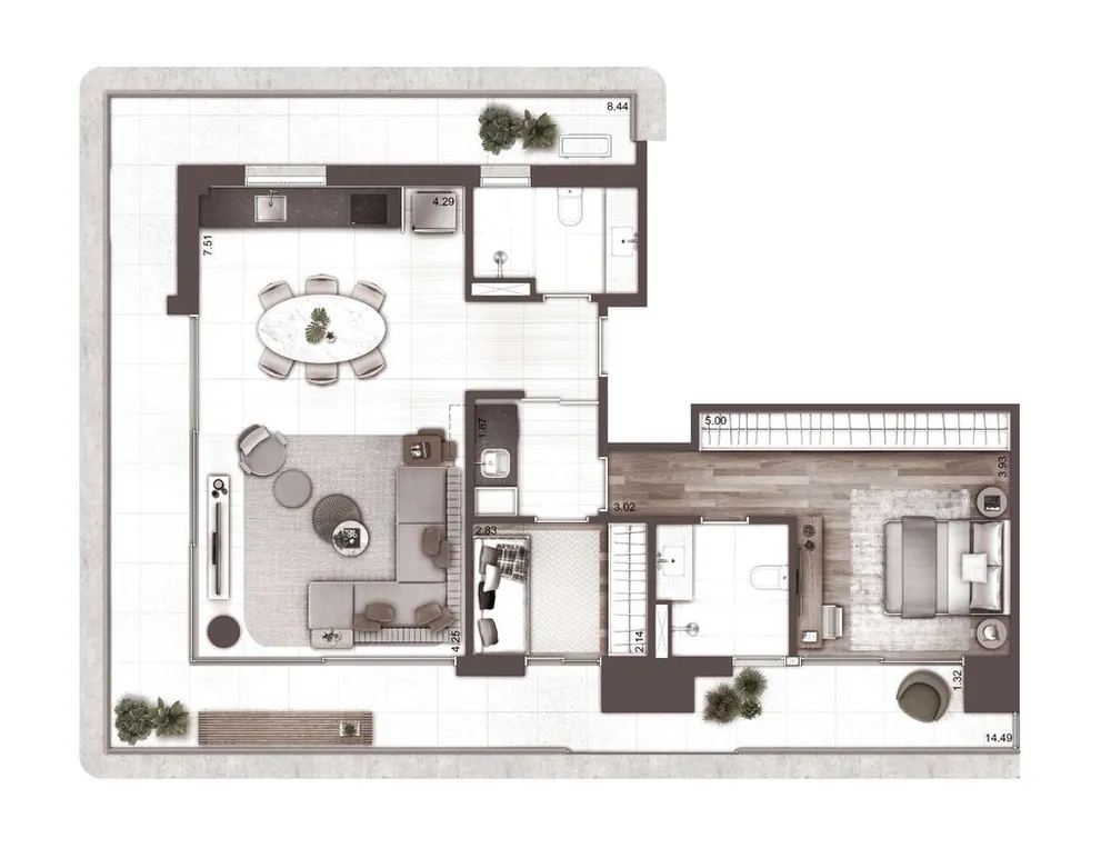 Apartamento, 2 quartos, 106 m² - Foto 6