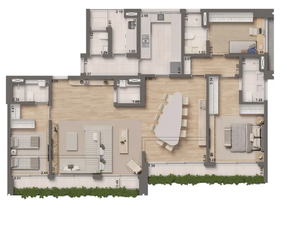 Apartamento, 2 quartos, 50 m² - Foto 10