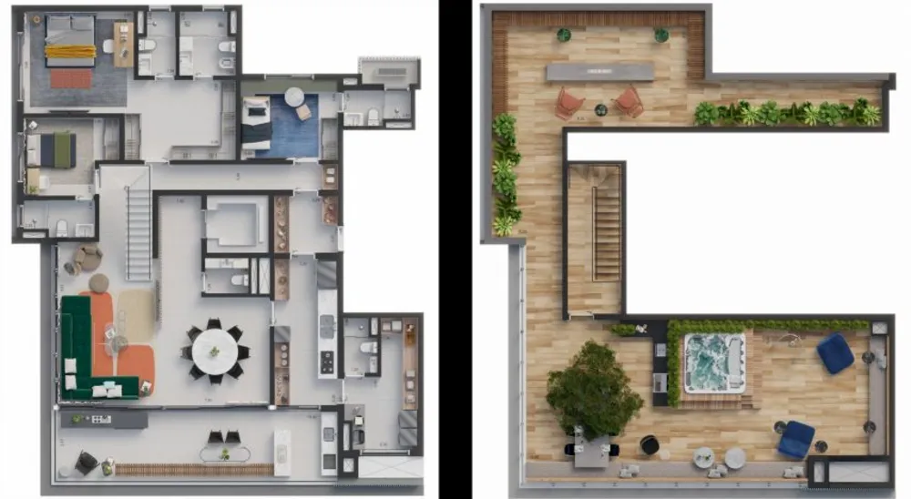 Apartamento, 4 quartos, 210 m² - Foto 2