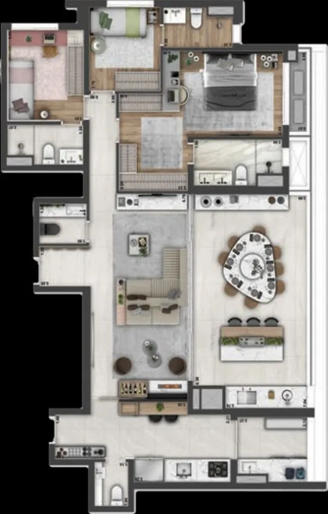 Cobertura, 4 quartos, 280 m² - Foto 11