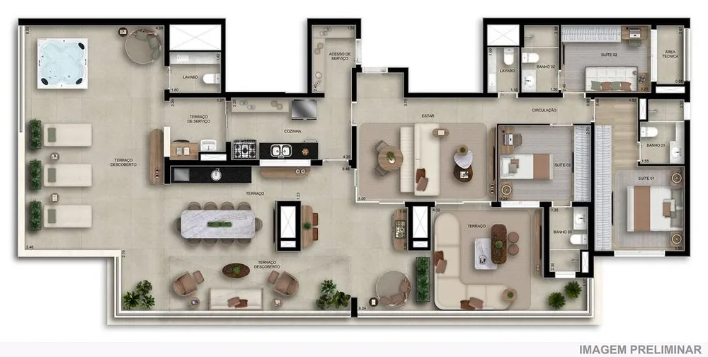 Apartamento, 3 quartos, 106 m² - Foto 6
