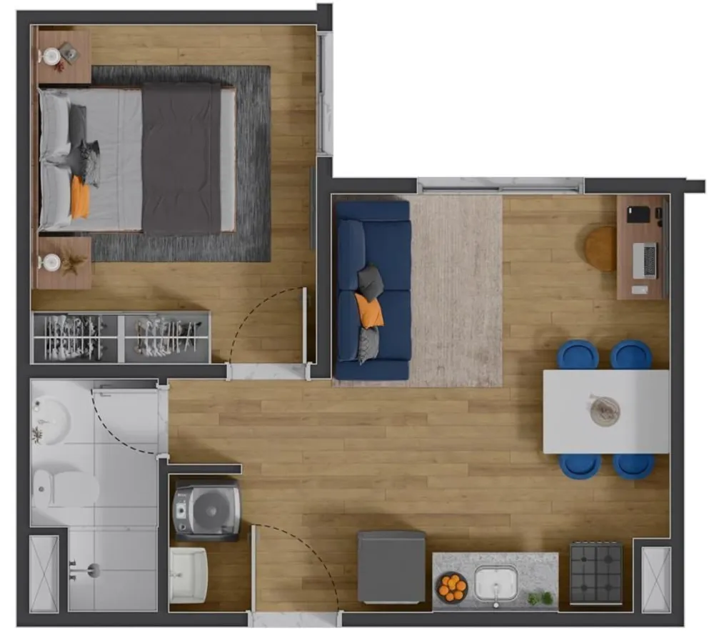 Apartamento, 2 quartos, 36 m² - Foto 11