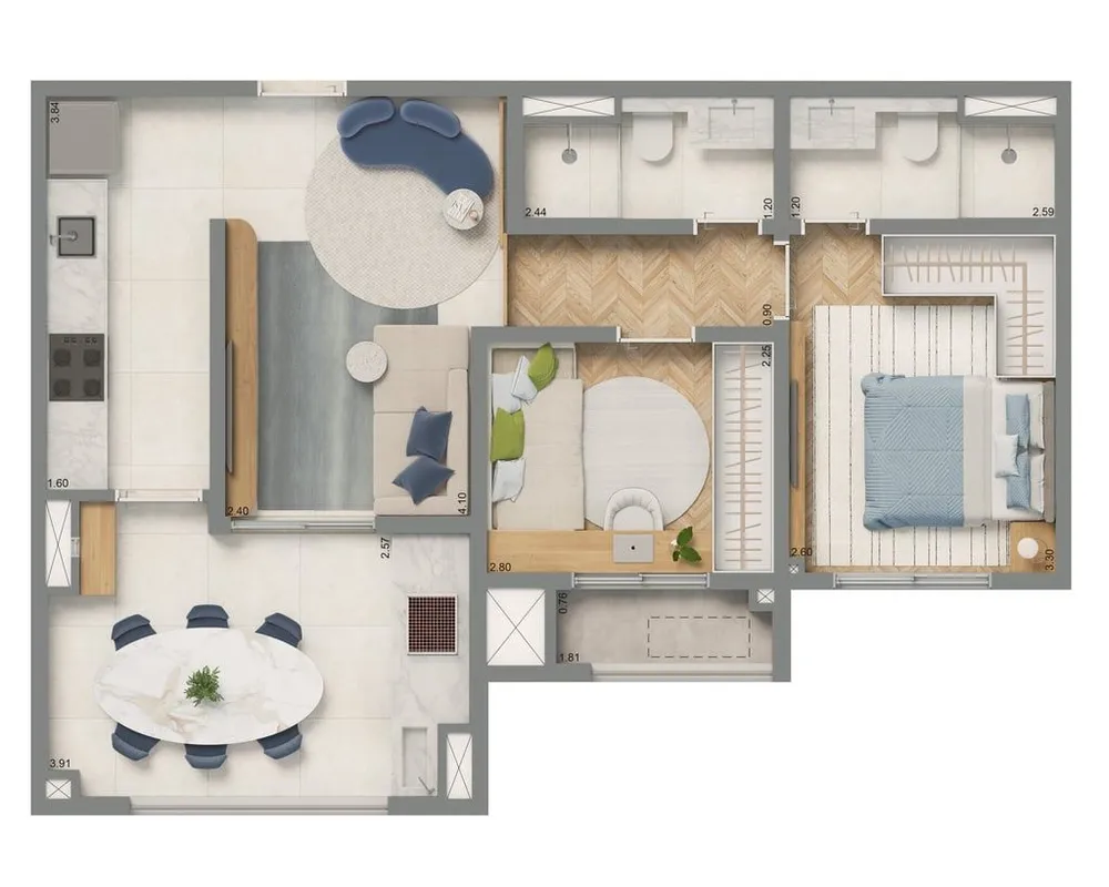 Apartamento, 3 quartos, 132 m² - Foto 6