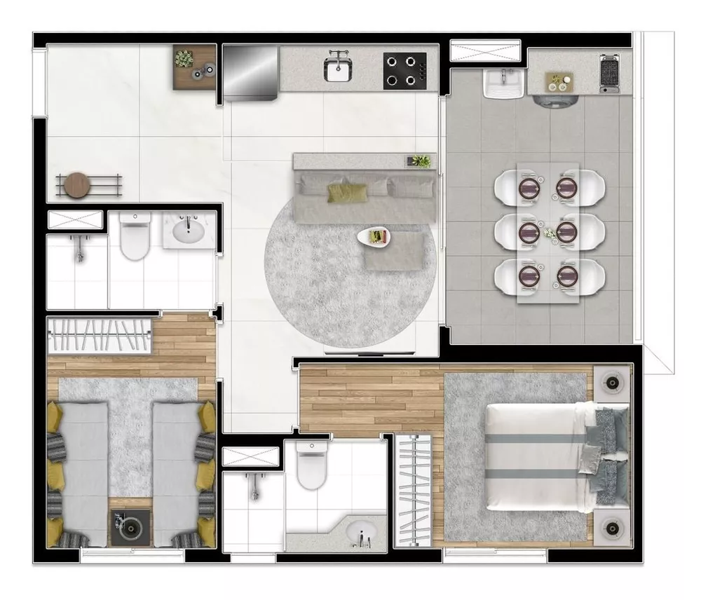 Apartamento, 2 quartos, 41 m² - Foto 5