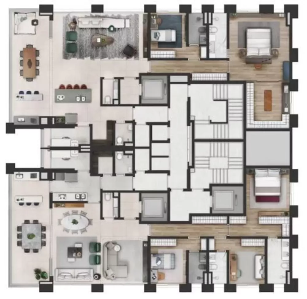 Apartamento, 3 quartos, 192 m² - Foto 6