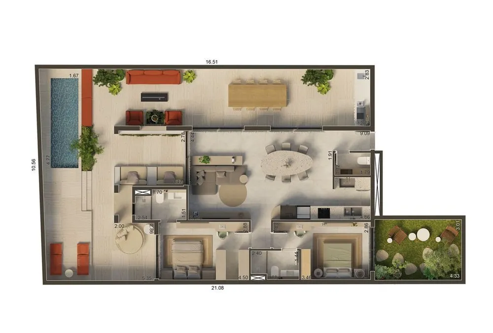 Apartamento, 1 quarto, 63 m² - Foto 10