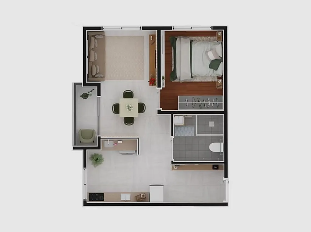 Apartamento, 2 quartos, 63 m² - Foto 7