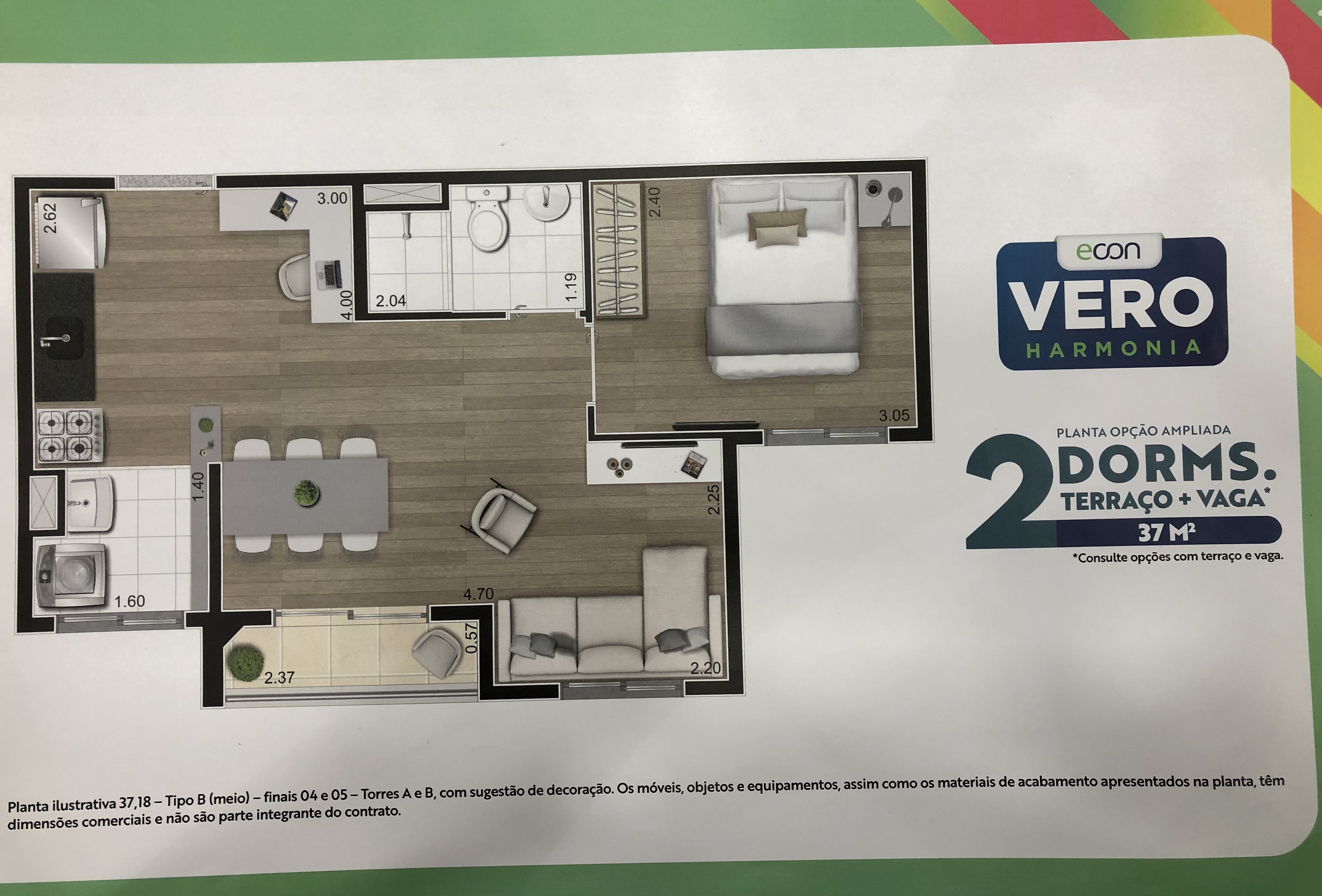 Apartamento à venda com 2 quartos, 37m² - Foto 4