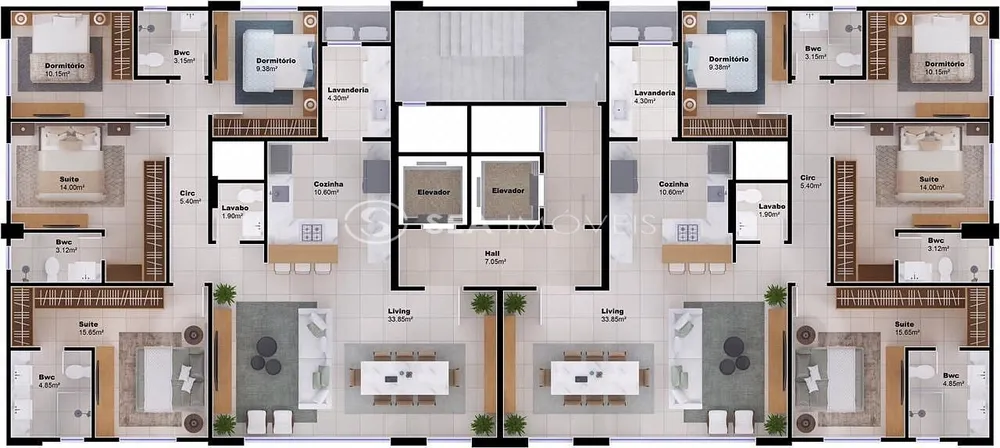 Apartamento, 4 quartos, 270 m² - Foto 9
