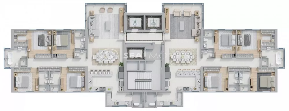 Apartamento, 4 quartos, 170 m² - Foto 34