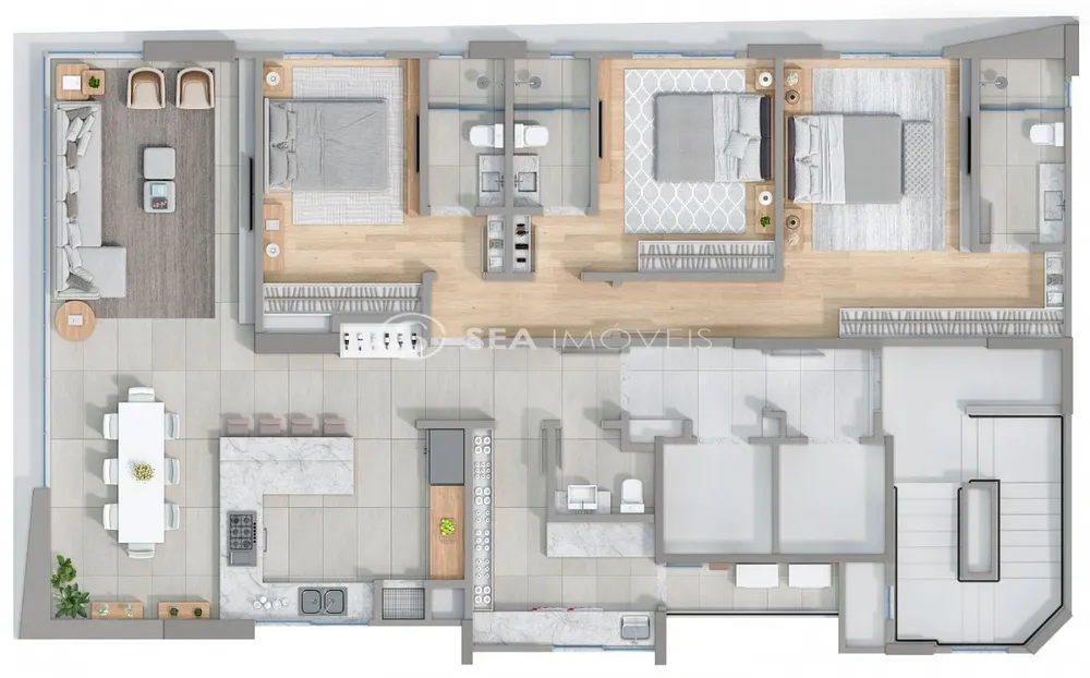 Apartamento, 3 quartos, 150 m² - Foto 13