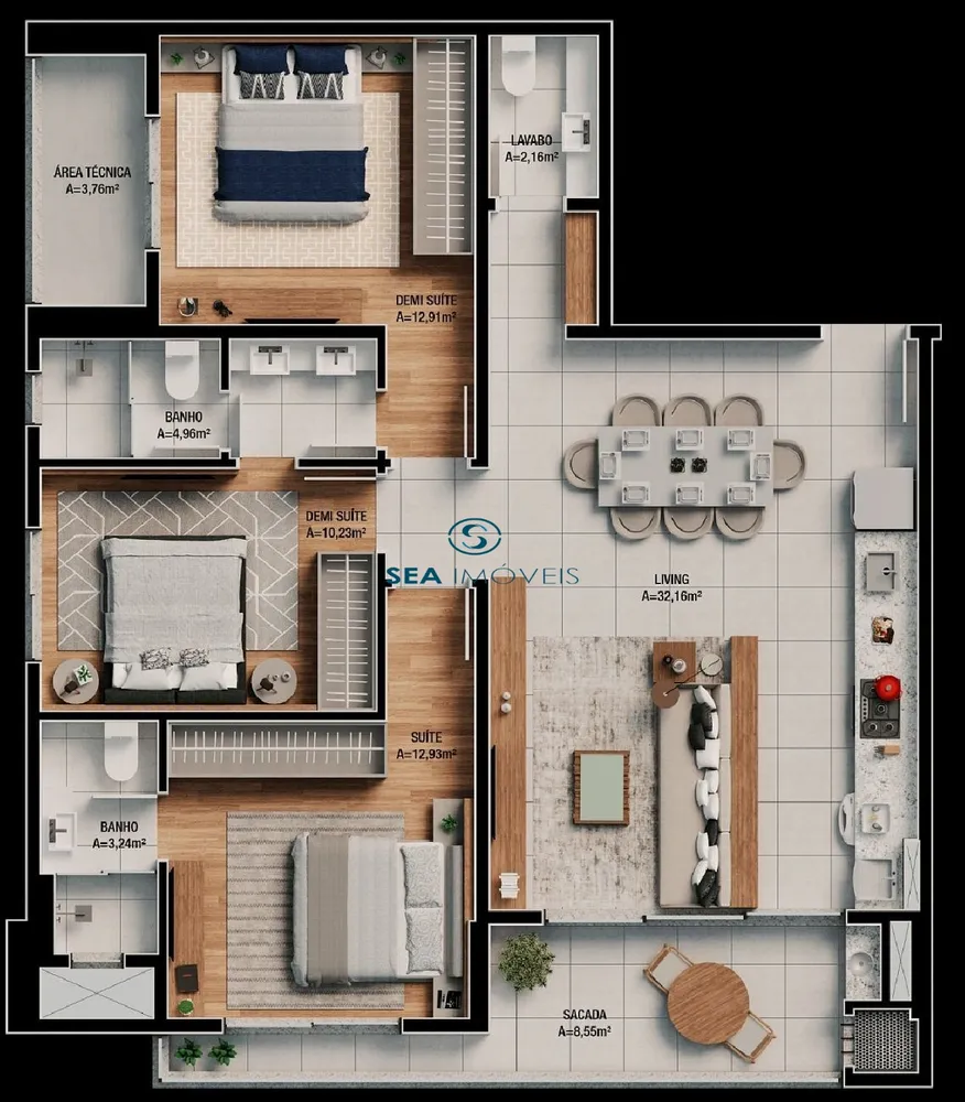 Apartamento, 3 quartos, 106 m² - Foto 15