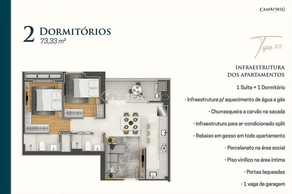 Apartamento, 2 quartos, 72 m² - Foto 12