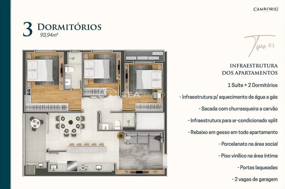Apartamento, 2 quartos, 72 m² - Foto 11