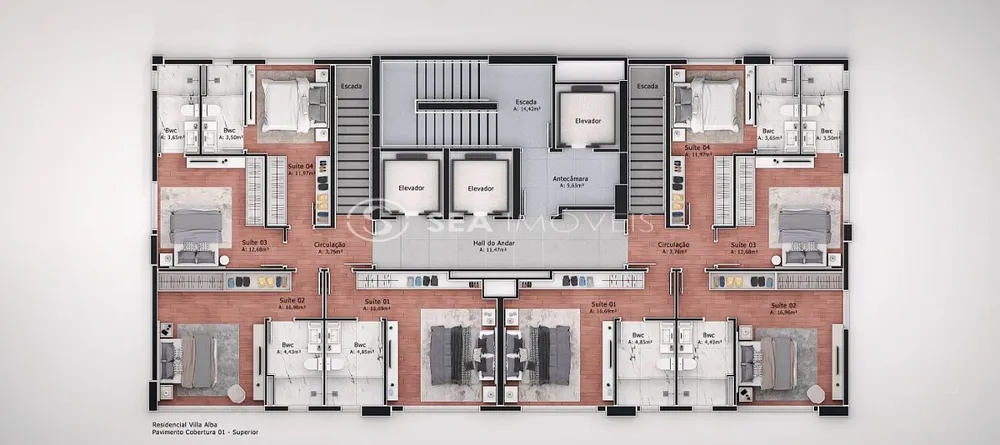 Apartamento, 4 quartos, 238 m² - Foto 18