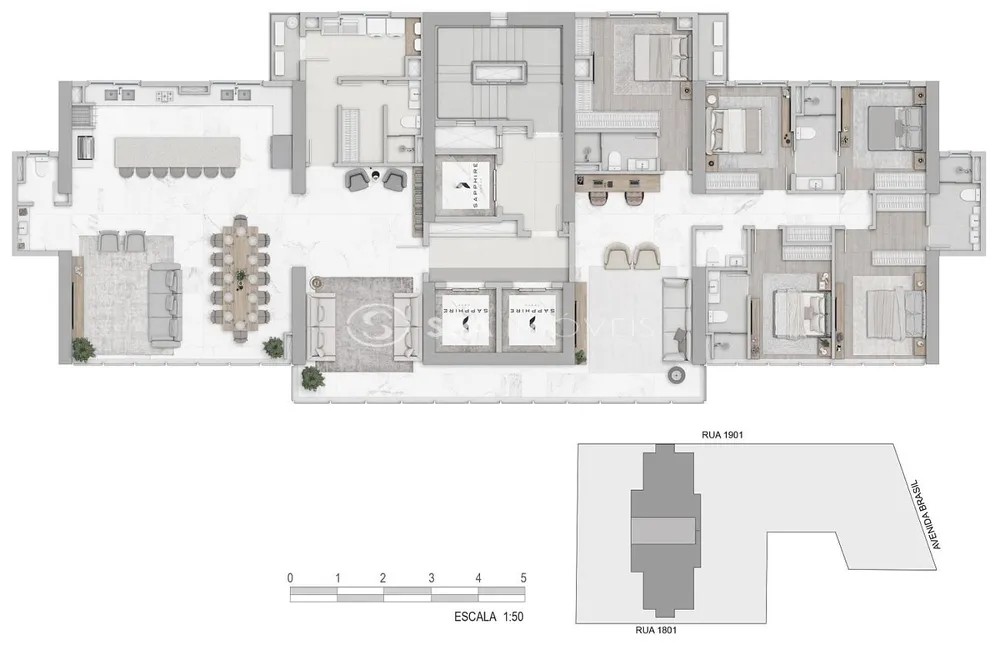 Apartamento, 4 quartos, 146 m² - Foto 9