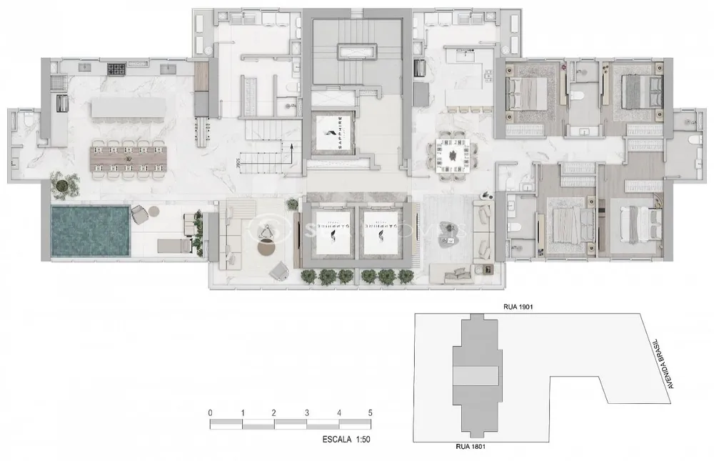 Apartamento, 4 quartos, 146 m² - Foto 8