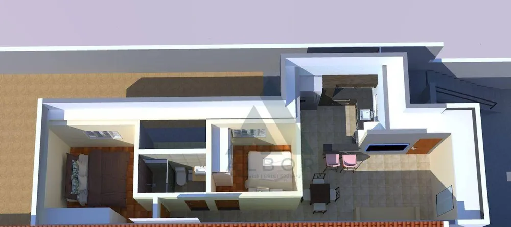 Casa, 2 quartos, 45 m² - Foto 4