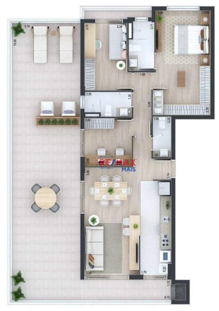 Apartamento, 3 quartos, 99 m² - Foto 8