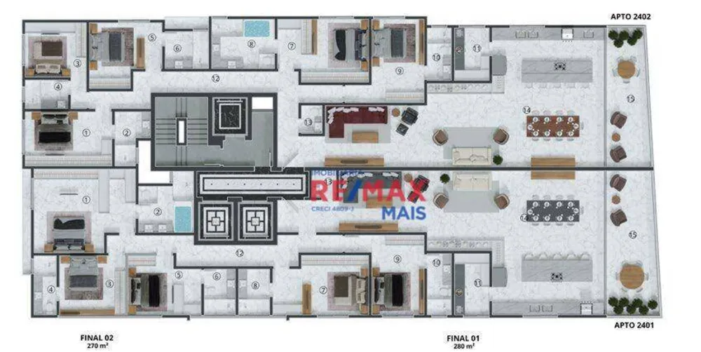 Apartamento, 267 m² - Foto 2
